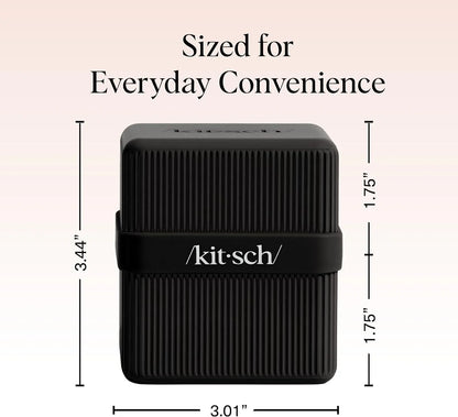Kitsch 4-Compartment Travel Soap Case – TSA-Approved Bar Soap Holder