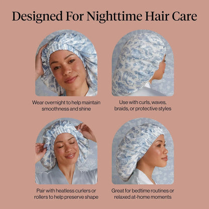 Kitsch XL Satin Bonnet for Sleeping - Aura