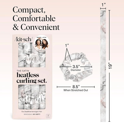 Kitsch Velvet Heatless Curls Overnight Set - Eucalyptus