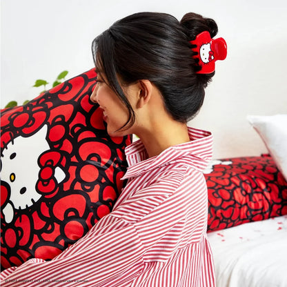 Kitsch Plastic Puffy Claw Clip - Hair Accessories For Women- Chocolate, 1pc
