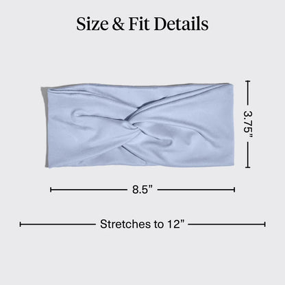 Kitsch Wide Headbands for Women Non Slip - Black and Camel, 2pcs