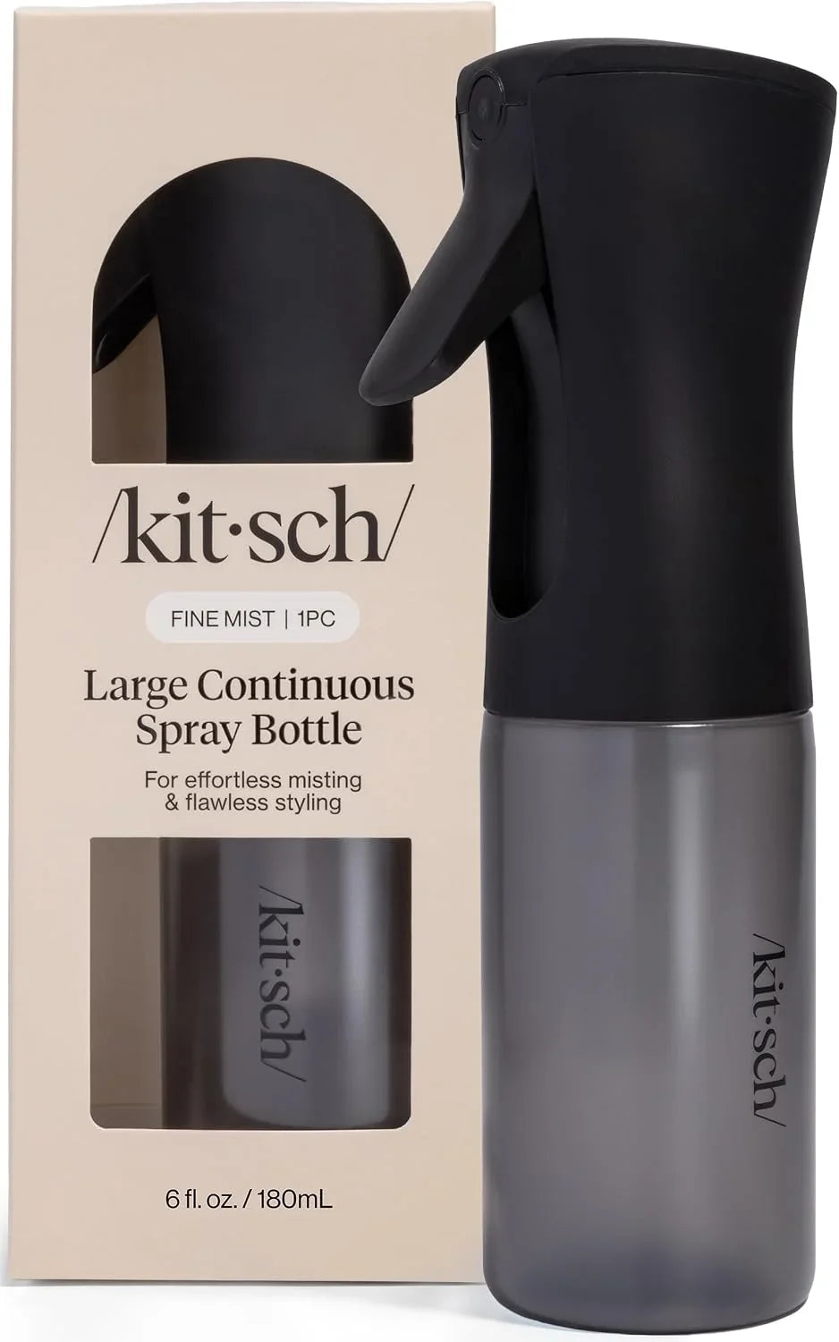 Kitsch Large Continuous Spray Bottle for Hair – Haze Blue, 180ml
