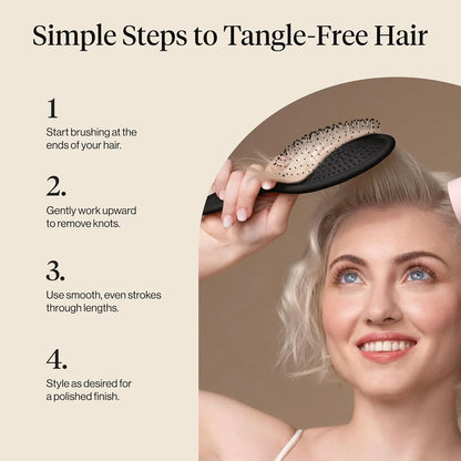 Kitsch Wet Dry Brush Detangler – Hair Brush for Women - Terracotta