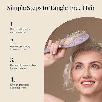Kitsch Wet Dry Brush Detangler – Hair Brush for Women - Terracotta