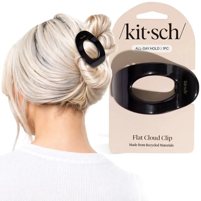 Kitsch Small Flat Claw Clip for Women - Sage Leaf, 1pc