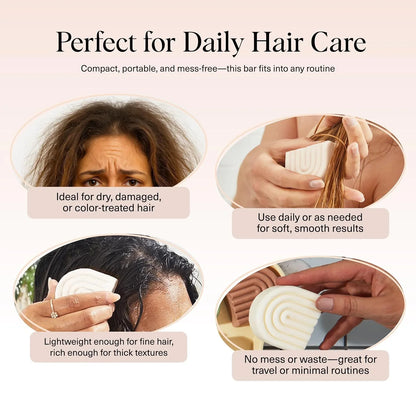 Kitsch Rice Water Conditioner Bar Soap for Hair Growth - 3 oz