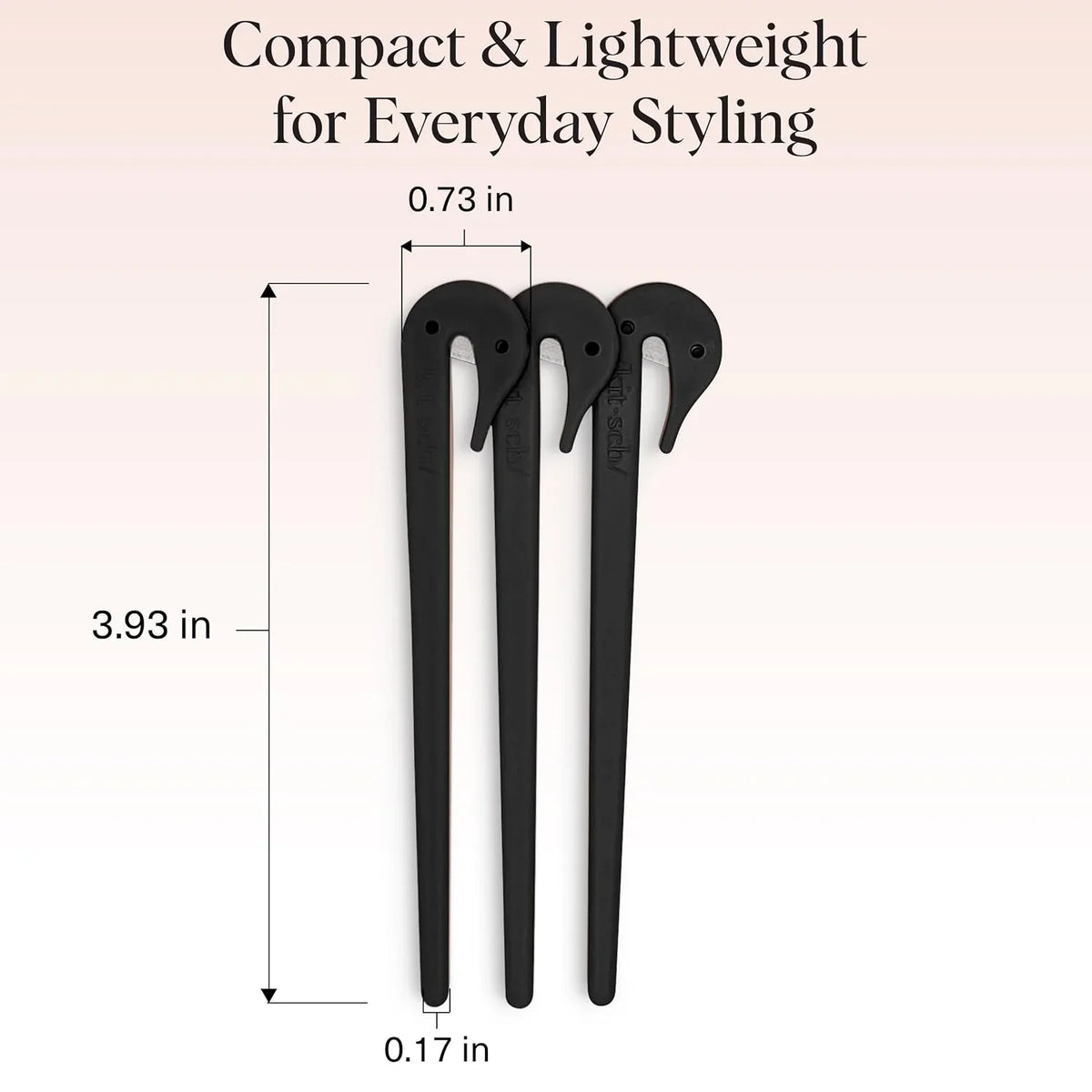 Kitsch Elastic Hair Tie Cutter Tool - Black, 3pc Set