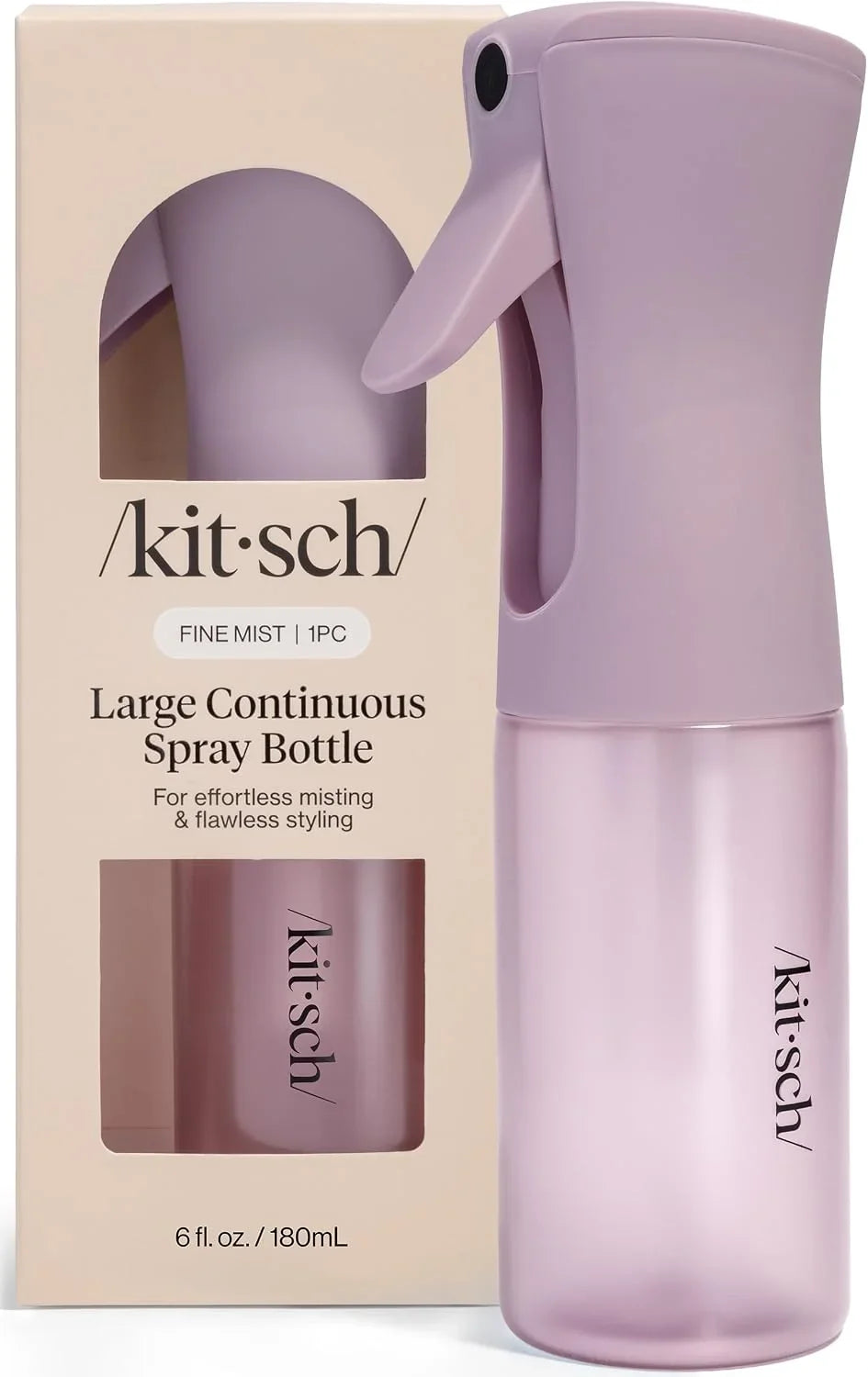 Kitsch Large Continuous Spray Bottle for Hair – Haze Blue, 180ml