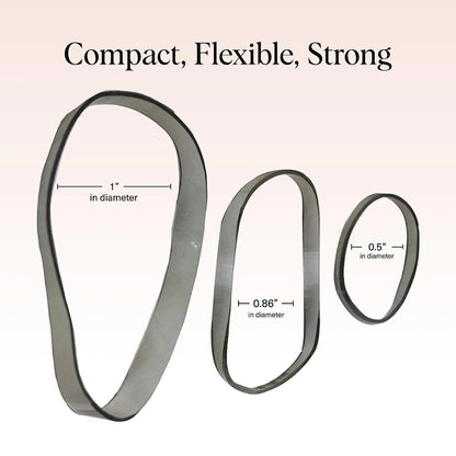 Kitsch Hair Ties No Damage for Kids, Teens and Women - Black, 500pcs