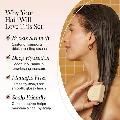 Kitsch Rosemary & Biotin Shampoo and Conditioner Set for Hair Growth