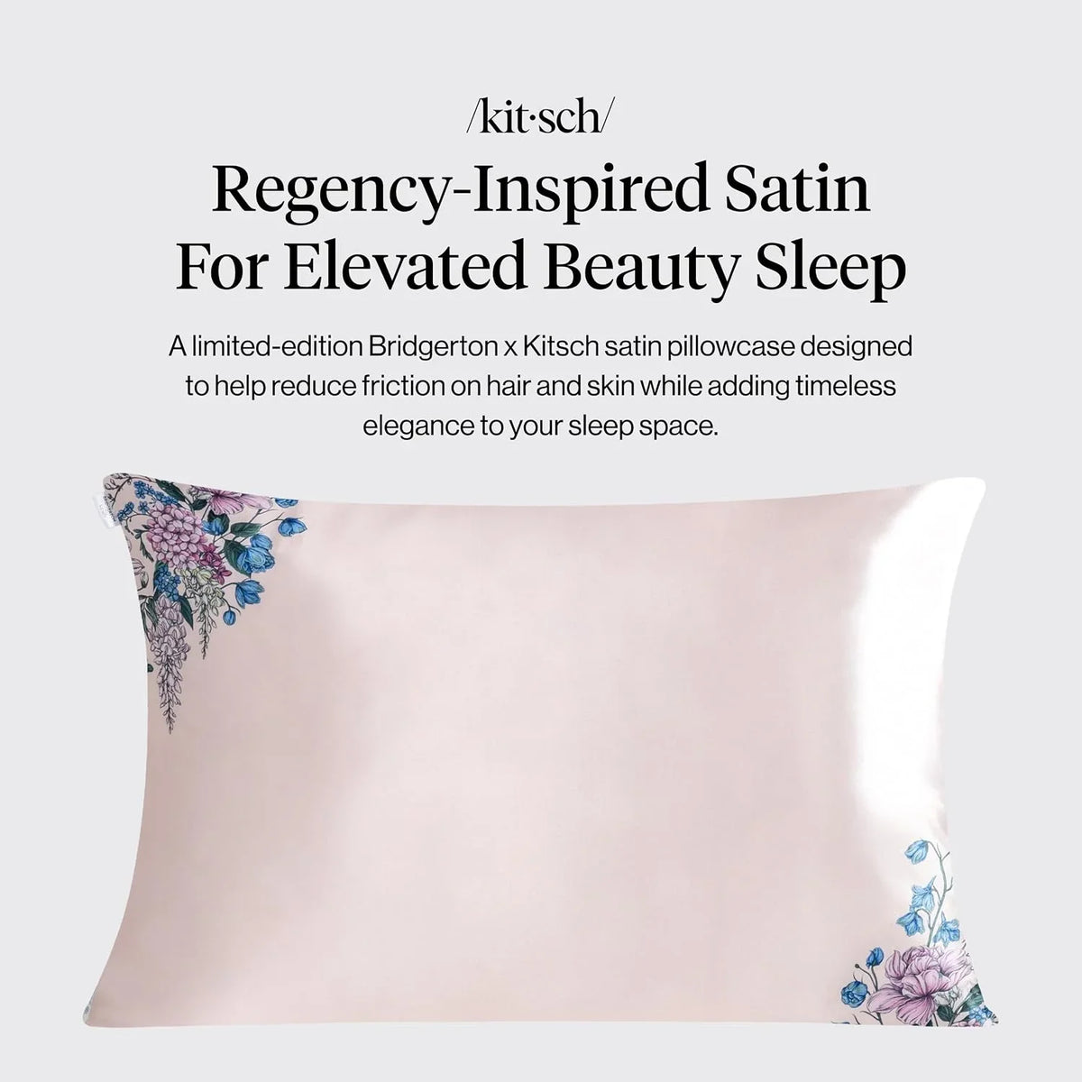 Lisa Frank x Kitsch Satin Pillowcase, Size 19x36 - Rainbow Leopard
