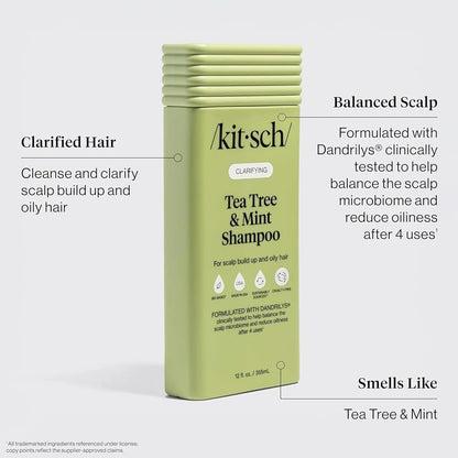 Kitsch Rice Water Shampoo and Conditioner Set for Hair Growth – Made in USA