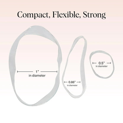 Kitsch Hair Ties No Damage for Kids, Teens and Women - Black, 500pcs