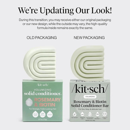 Kitsch Rosemary & Biotin Conditioner Bar Soap for Hair Growth - 3 oz