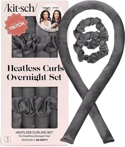 Kitsch Velvet Heatless Curls Overnight Set - Eucalyptus