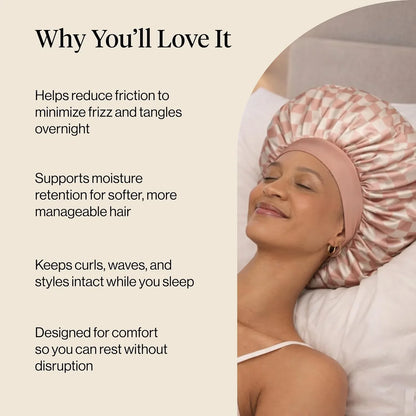 Kitsch XL Satin Bonnet for Sleeping - Aura