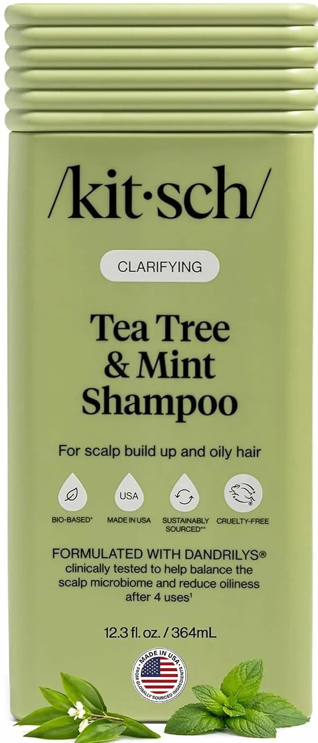 Kitsch Argan Oil Shampoo for Hair Growth – Hydrating Hair Care – 12.3 oz