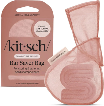 Kitsch Soap Saver Bag – Patented Mesh Bag Soap Holder with Tag Identifier