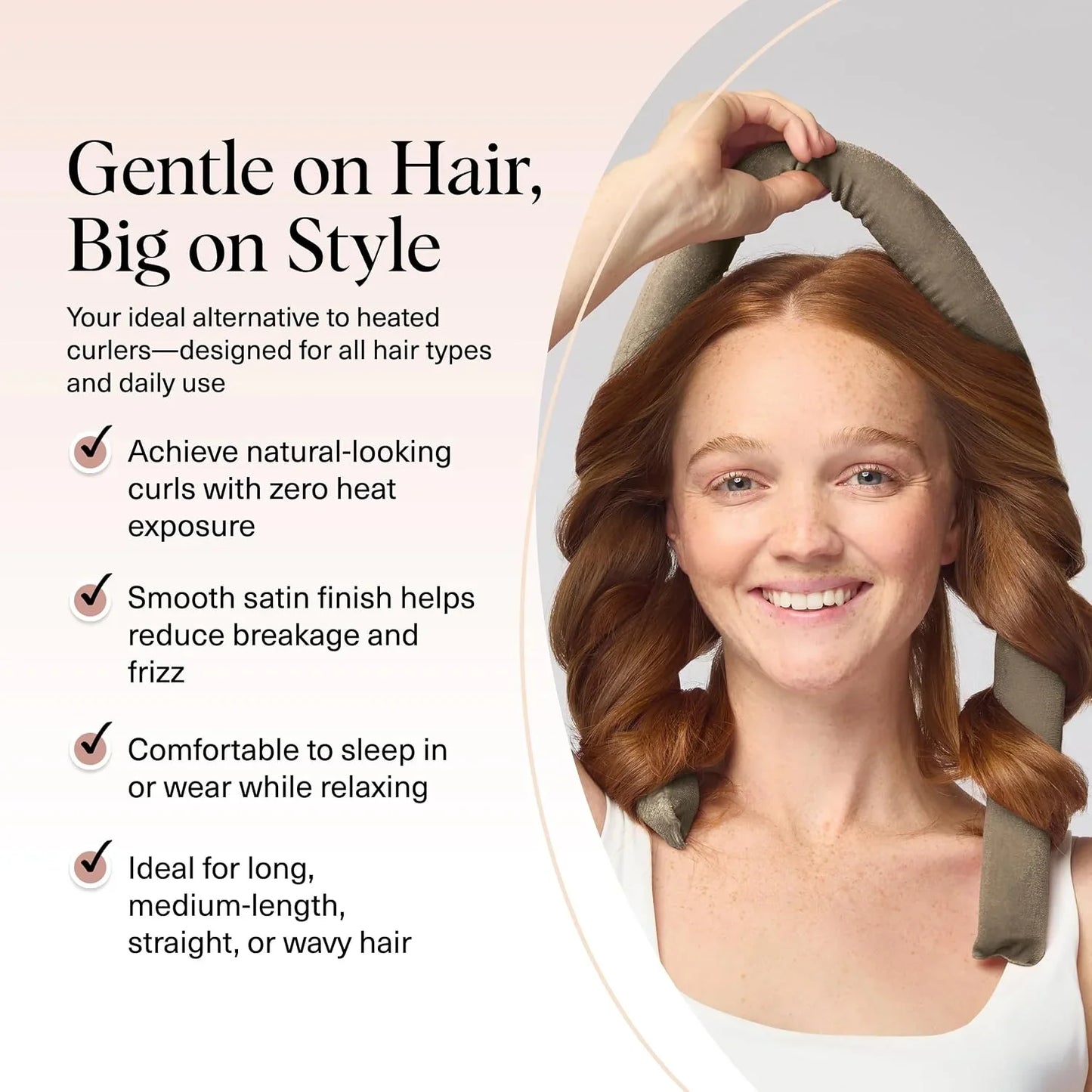 Kitsch Velvet Heatless Curls Overnight Set - Eucalyptus