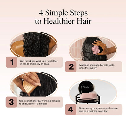 Kitsch Rosemary & Biotin Shampoo and Conditioner Set for Hair Growth