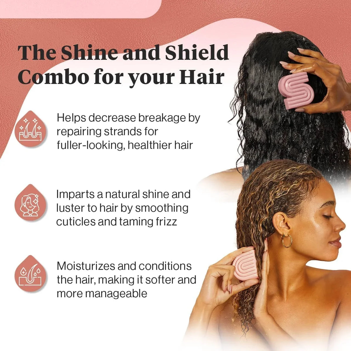 Kitsch Rosemary & Biotin Shampoo and Conditioner Set for Hair Growth
