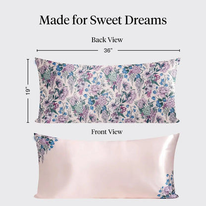 Lisa Frank x Kitsch Satin Pillowcase, Size 19x36 - Rainbow Leopard